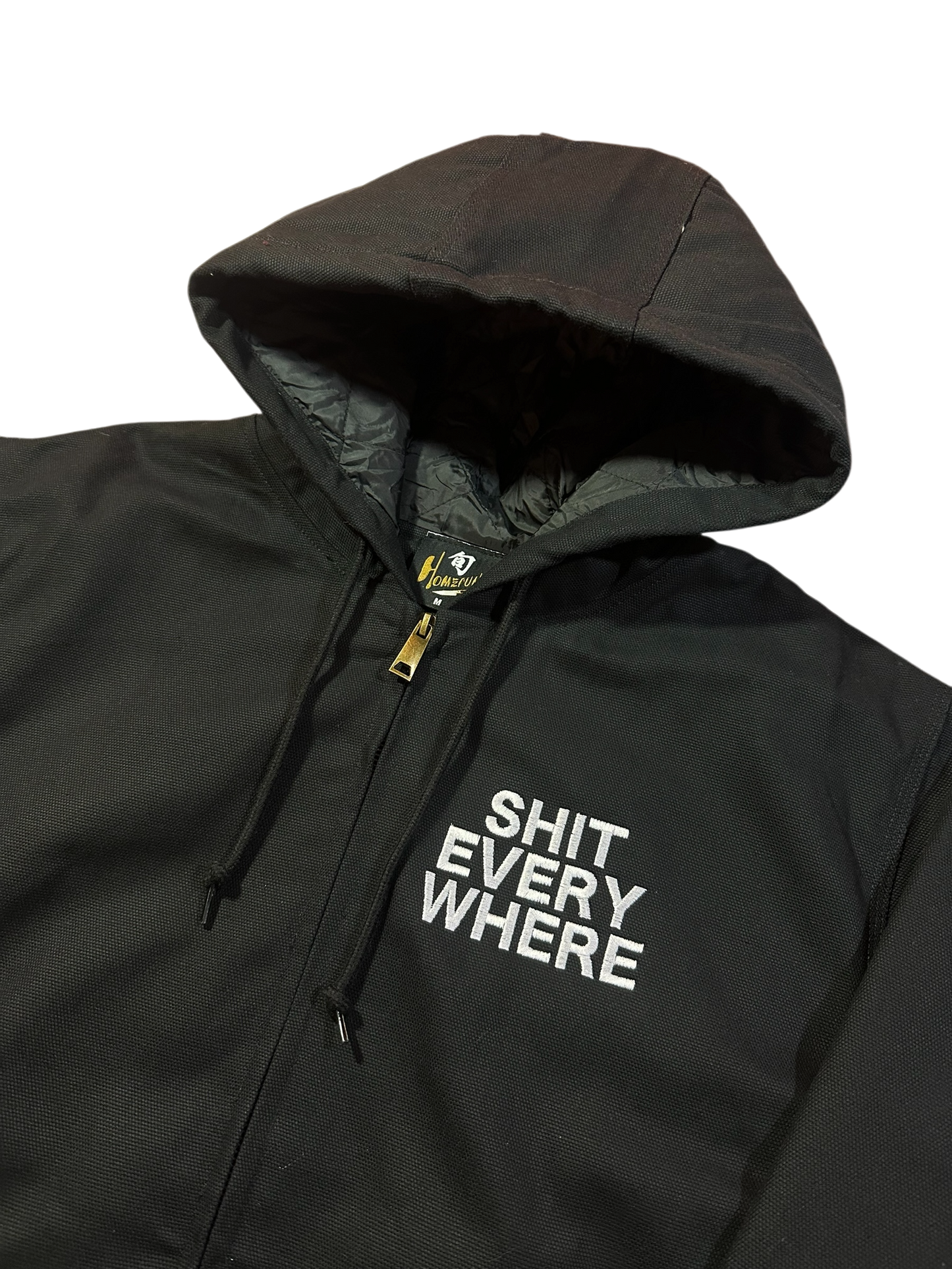 SHIT EVERY WHERE WORK JACKET - BLACK