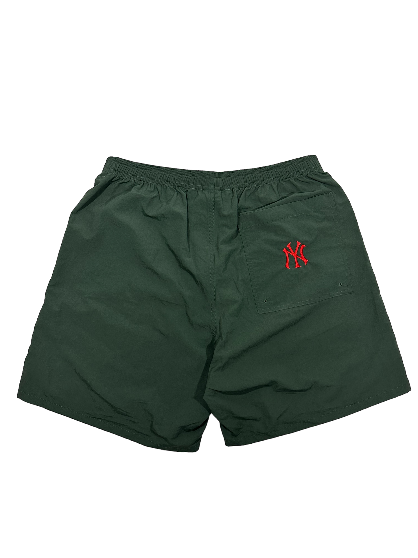 CURSIVE LOGO SHORTS - DARK GREEN