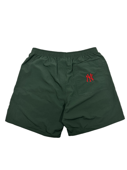 CURSIVE LOGO SHORTS - DARK GREEN