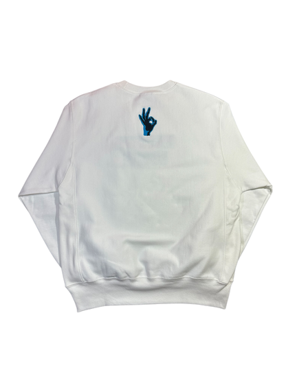 WINNERS CIRCLE CREWNECK - WHITE