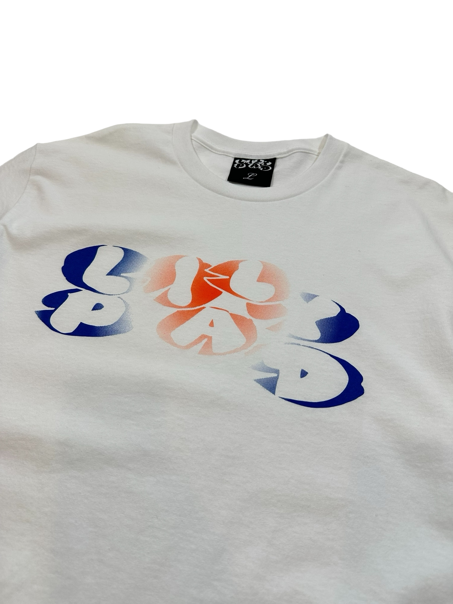 LILYPAD FADE LOGO SHIRT - WHITE