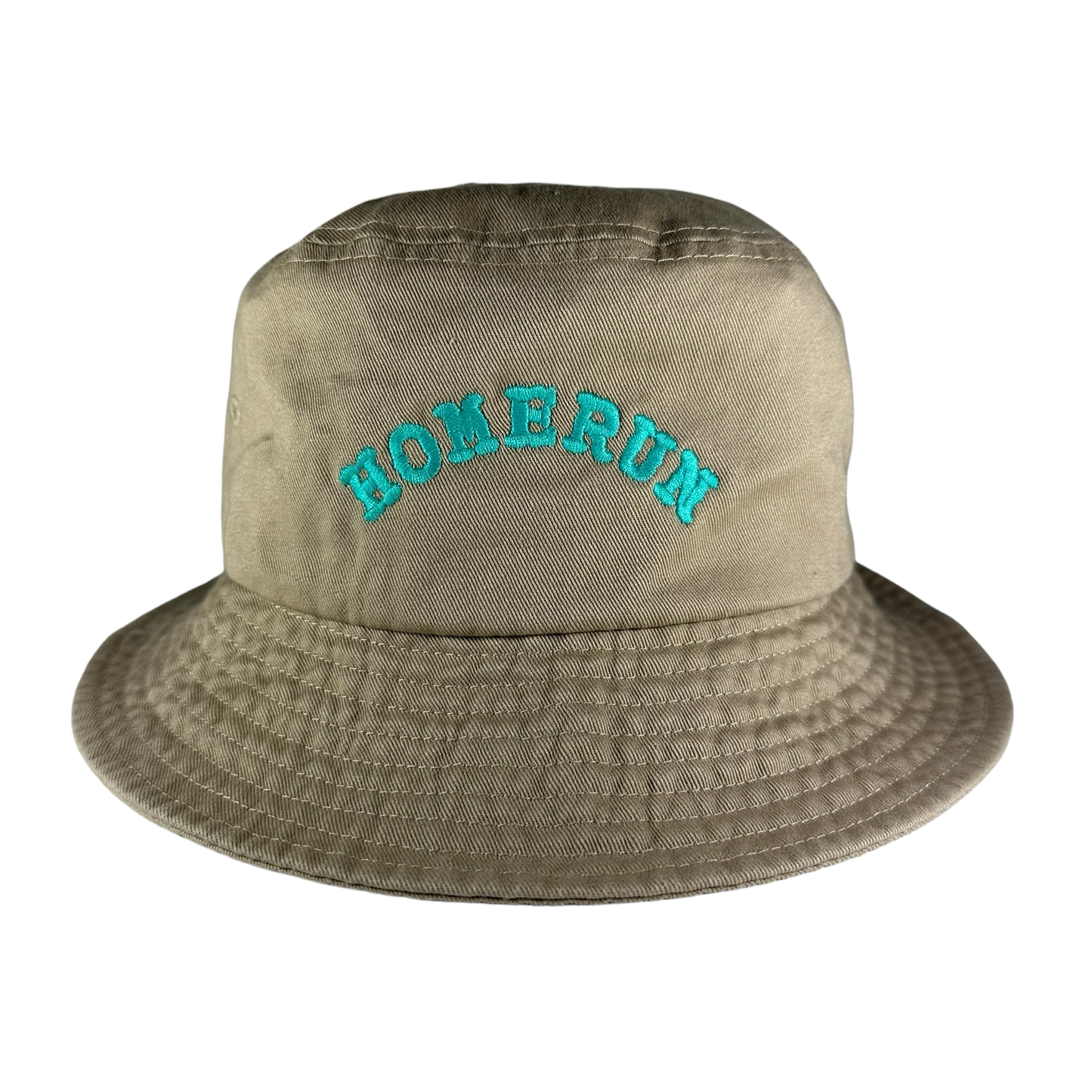 ARCH LOGO BUCKET HAT - KHAKI