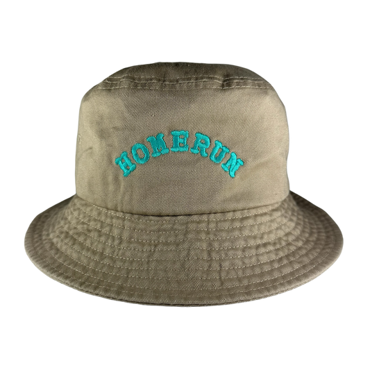 ARCH LOGO BUCKET HAT - KHAKI