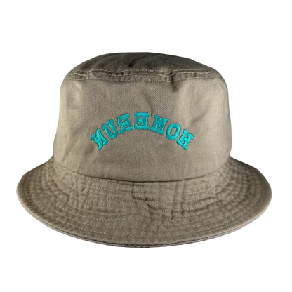 ARCH LOGO BUCKET HAT - KHAKI