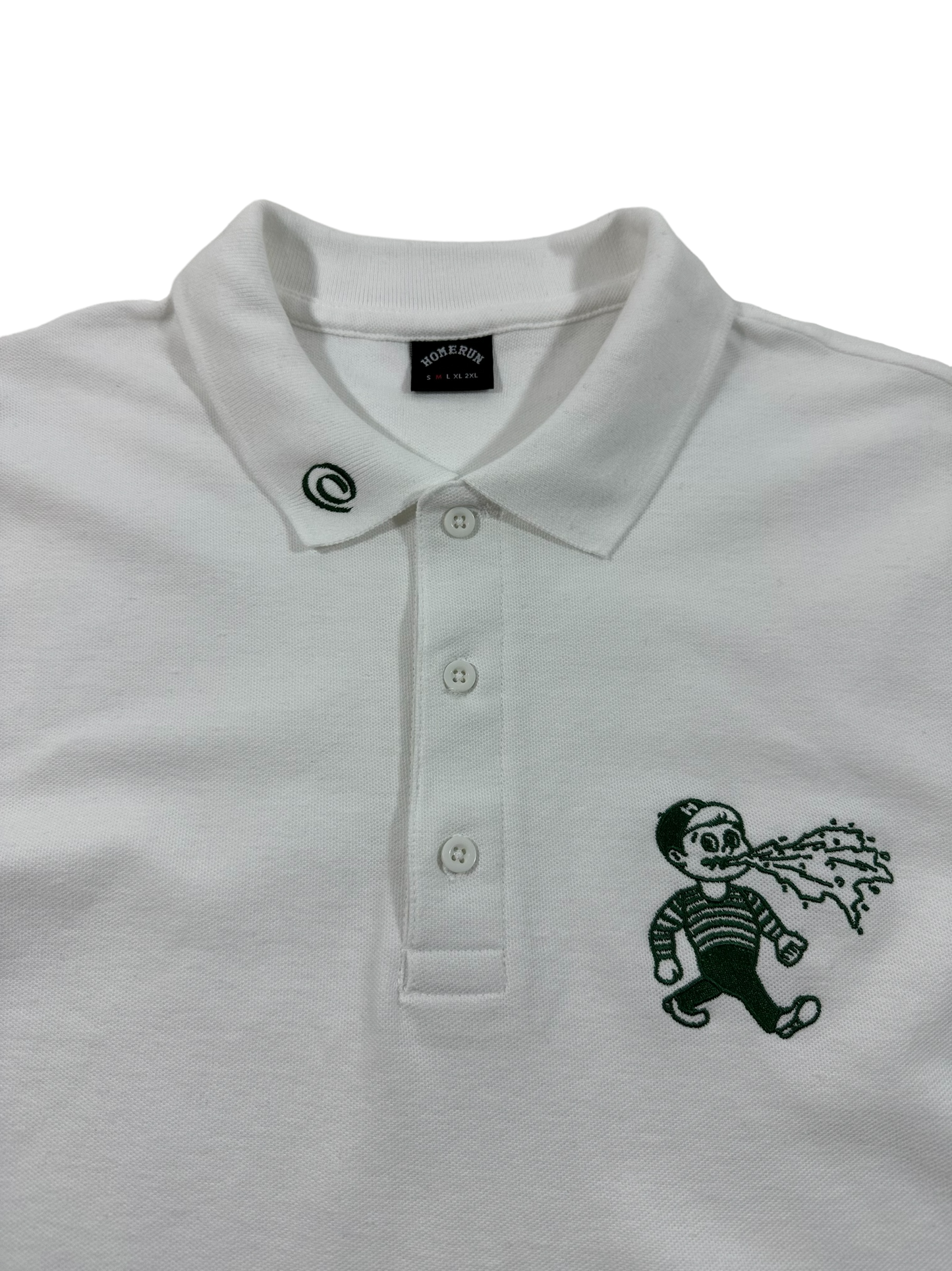 THROW UP BOY POLO - WHITE