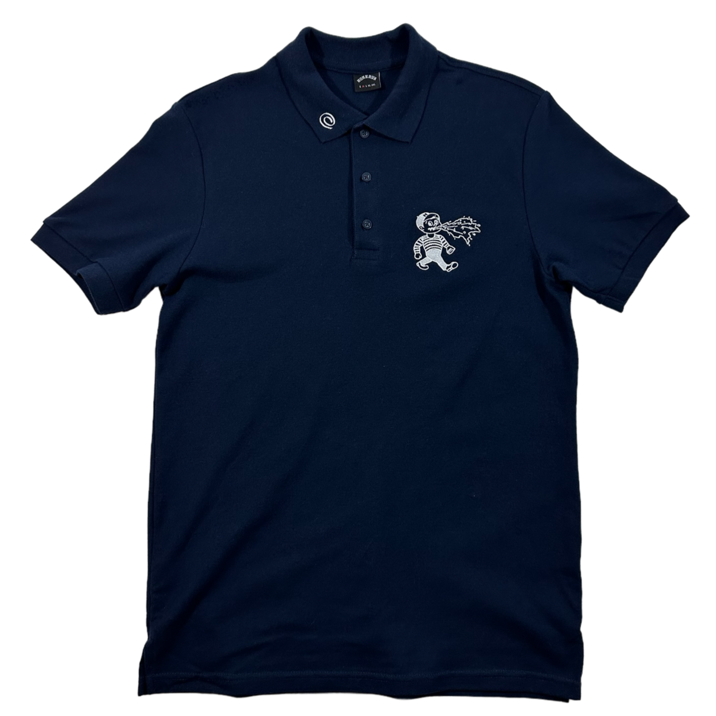 THROW UP BOY POLO - NAVY