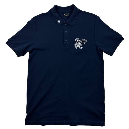 THROW UP BOY POLO - NAVY