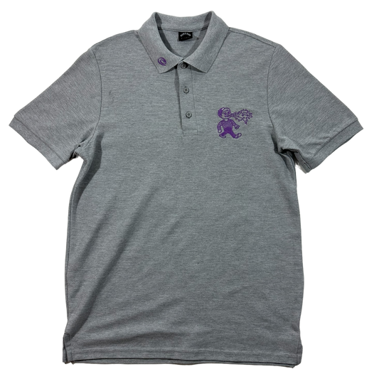 THROW UP BOY POLO - GREY