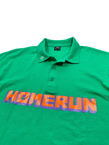 BLOCK LETTER POLO SHIRT - GREEN