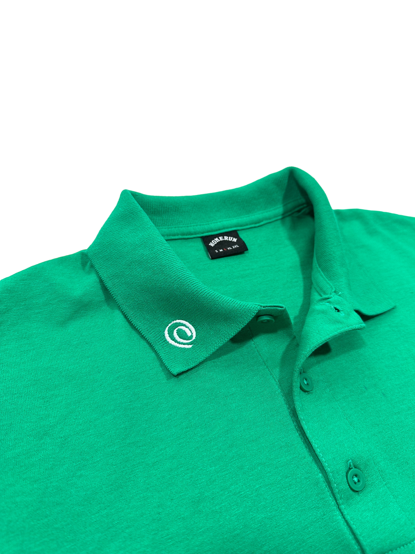 BLOCK LETTER POLO SHIRT - GREEN