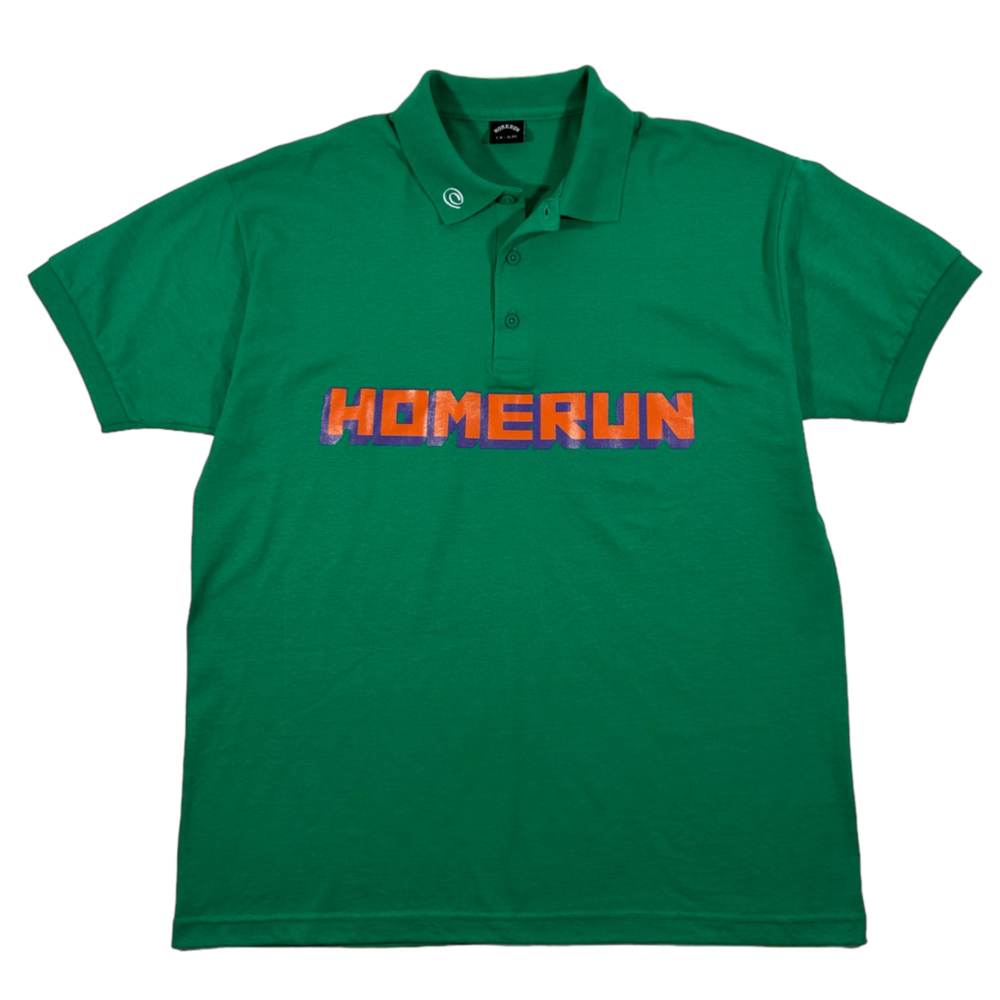 BLOCK LETTER POLO SHIRT - GREEN