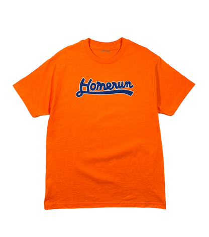 CURSIVE LOGO SHIRT - ORANGE