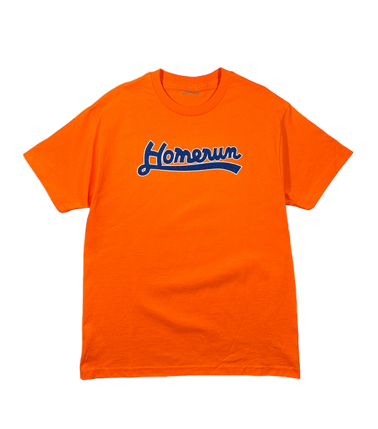 CURSIVE LOGO SHIRT - ORANGE