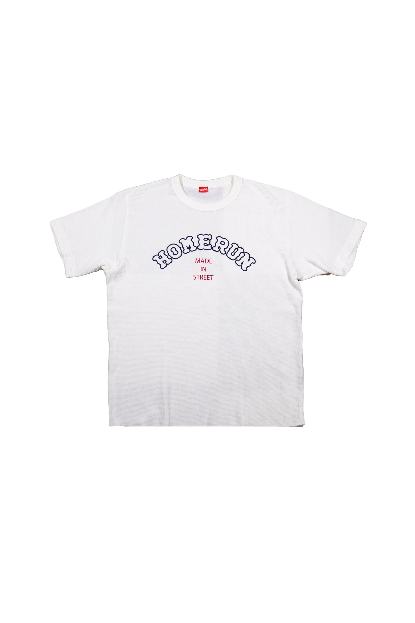 MADE IN STREET WAFFLE T - WHITE