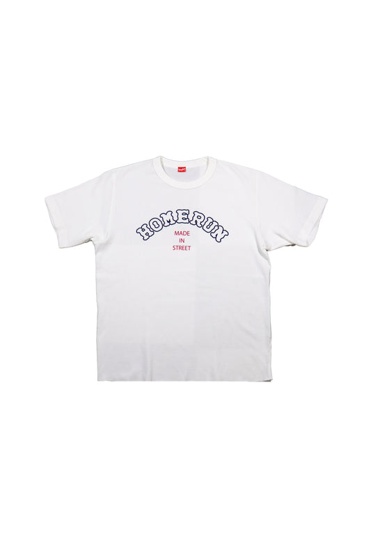 MADE IN STREET WAFFLE T - WHITE