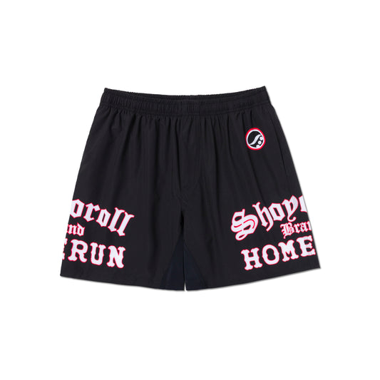 HOMERUN X SHOYOROLL SHORTS BLACK