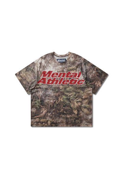Mental Athletic Overlogo Raglan T-Shirt - Forest Camo