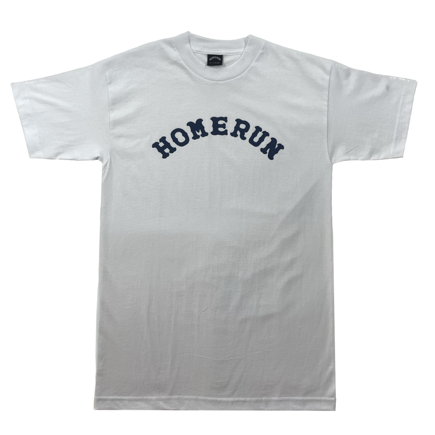 ARCH LOGO SHIRT - WHITE/NAVY