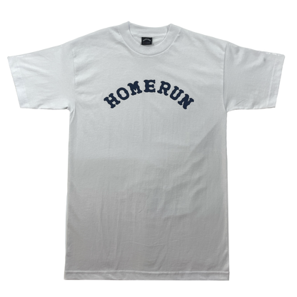 ARCH LOGO SHIRT - WHITE/NAVY