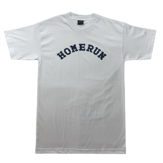 ARCH LOGO SHIRT - WHITE/NAVY