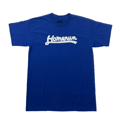 CURSIVE LOGO SHIRT - ROYAL