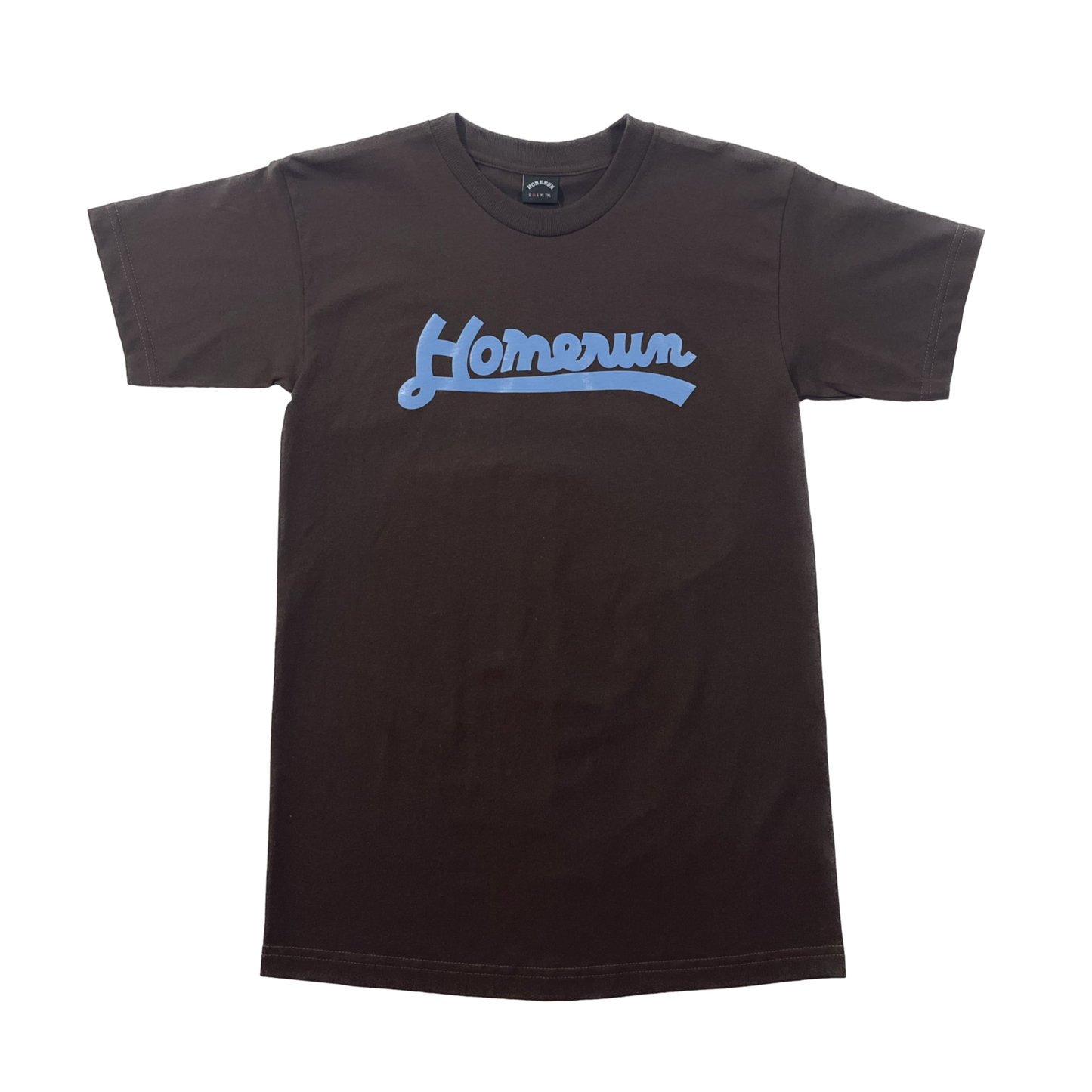 CURSIVE LOGO SHIRT - BROWN