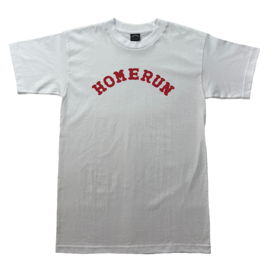 ARCH LOGO SHIRT - WHITE/RED