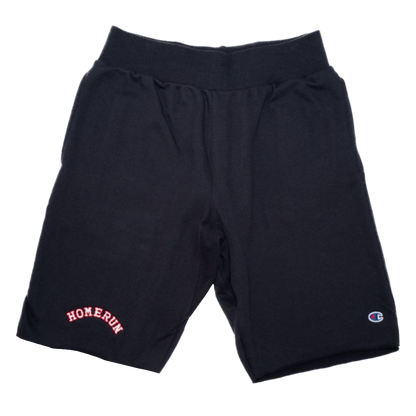 ARCH LOGO REVERSE WEAVE SHORTS - NAVY