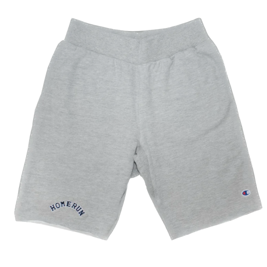 ARCH LOGO REVERSE WEAVE SHORTS - GREY