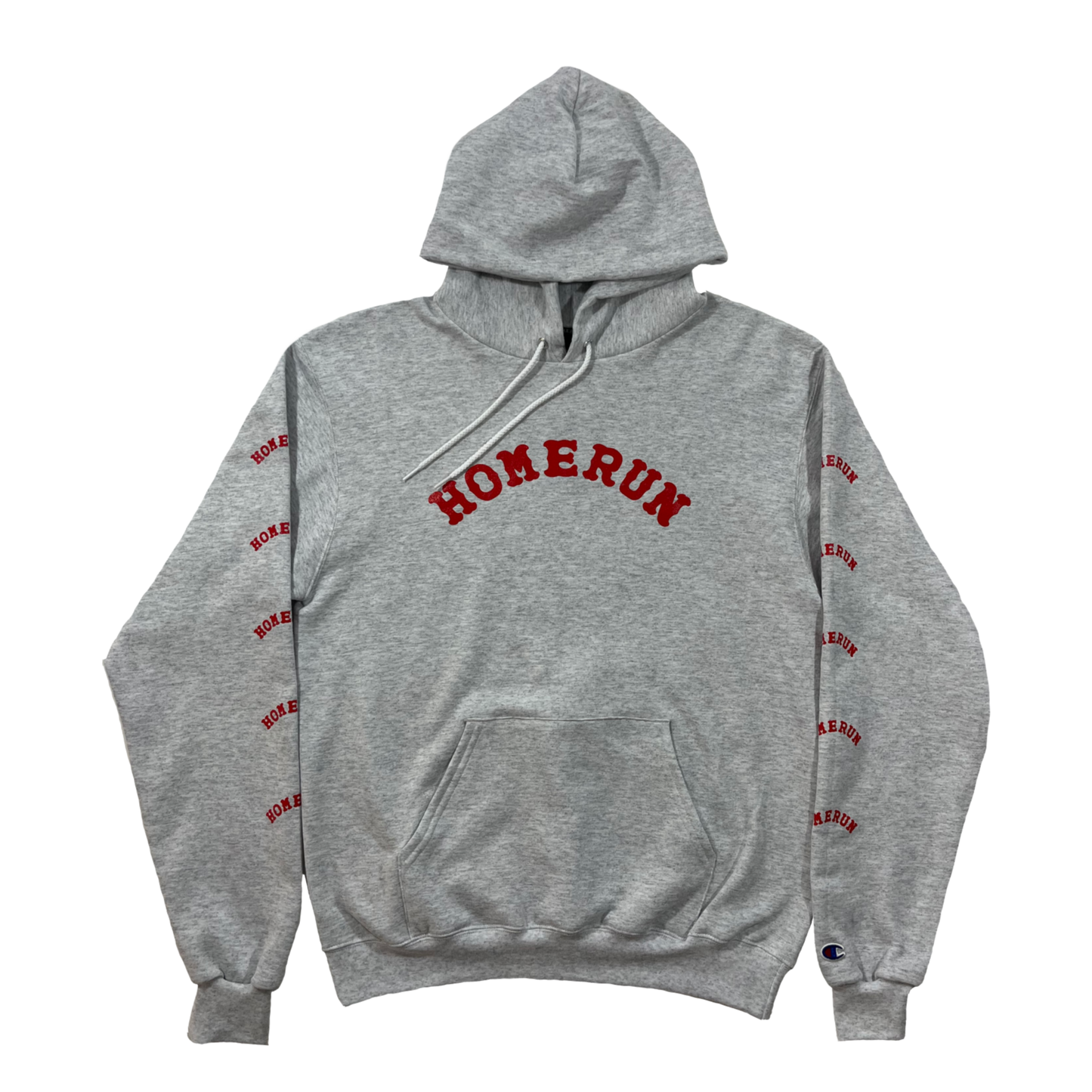 ARCH LOGO HOODIE - GREY