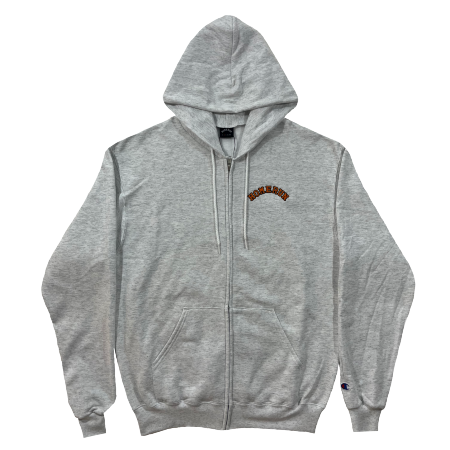 ARCH LOGO ZIP-UP HOODIE - GREY (SF)