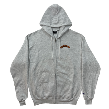 ARCH LOGO ZIP-UP HOODIE - GREY (SF)