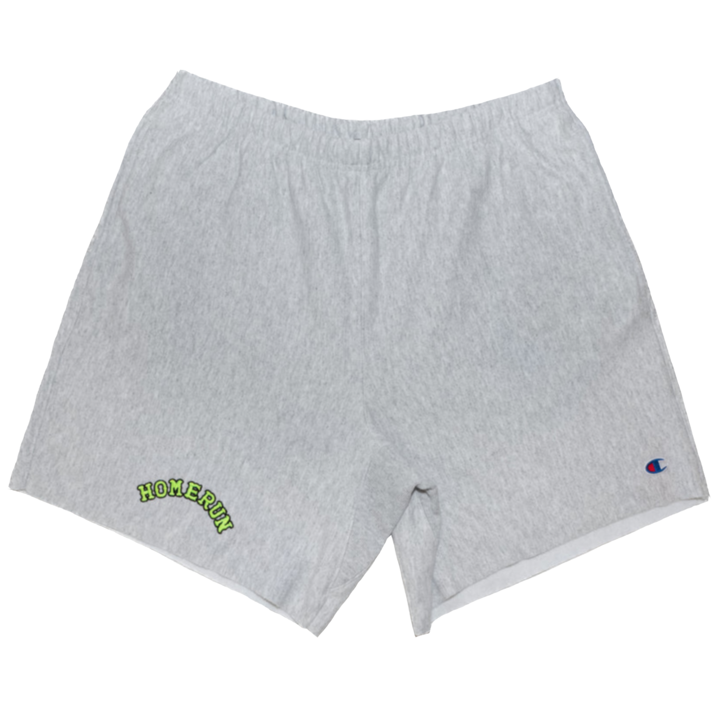 ARCH LOGO REVERSE WEAVE CUT OFF SHORT - ASH GREY