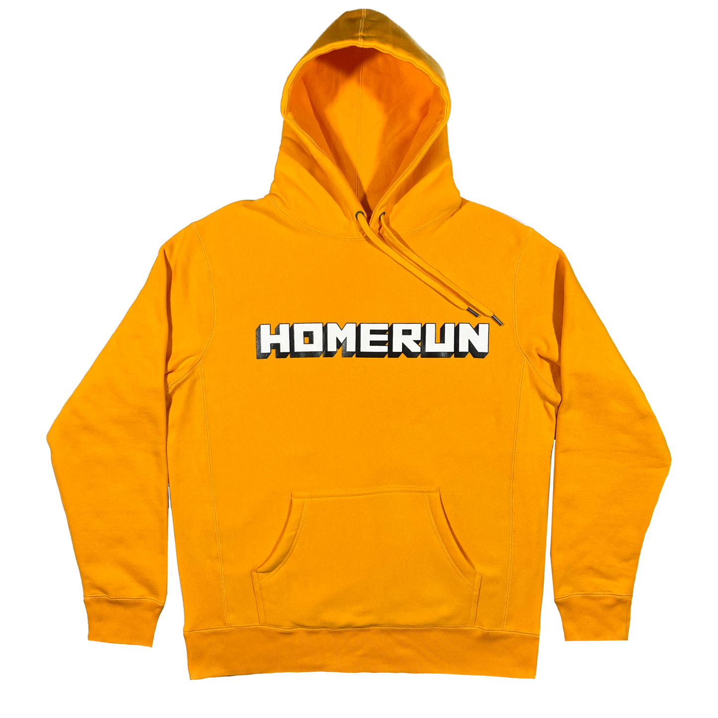 BLOCK LETTER HOODIE - YELLOW