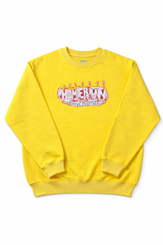 CANCER CARL GROW TOGETHER CREW NECK- YELLOW