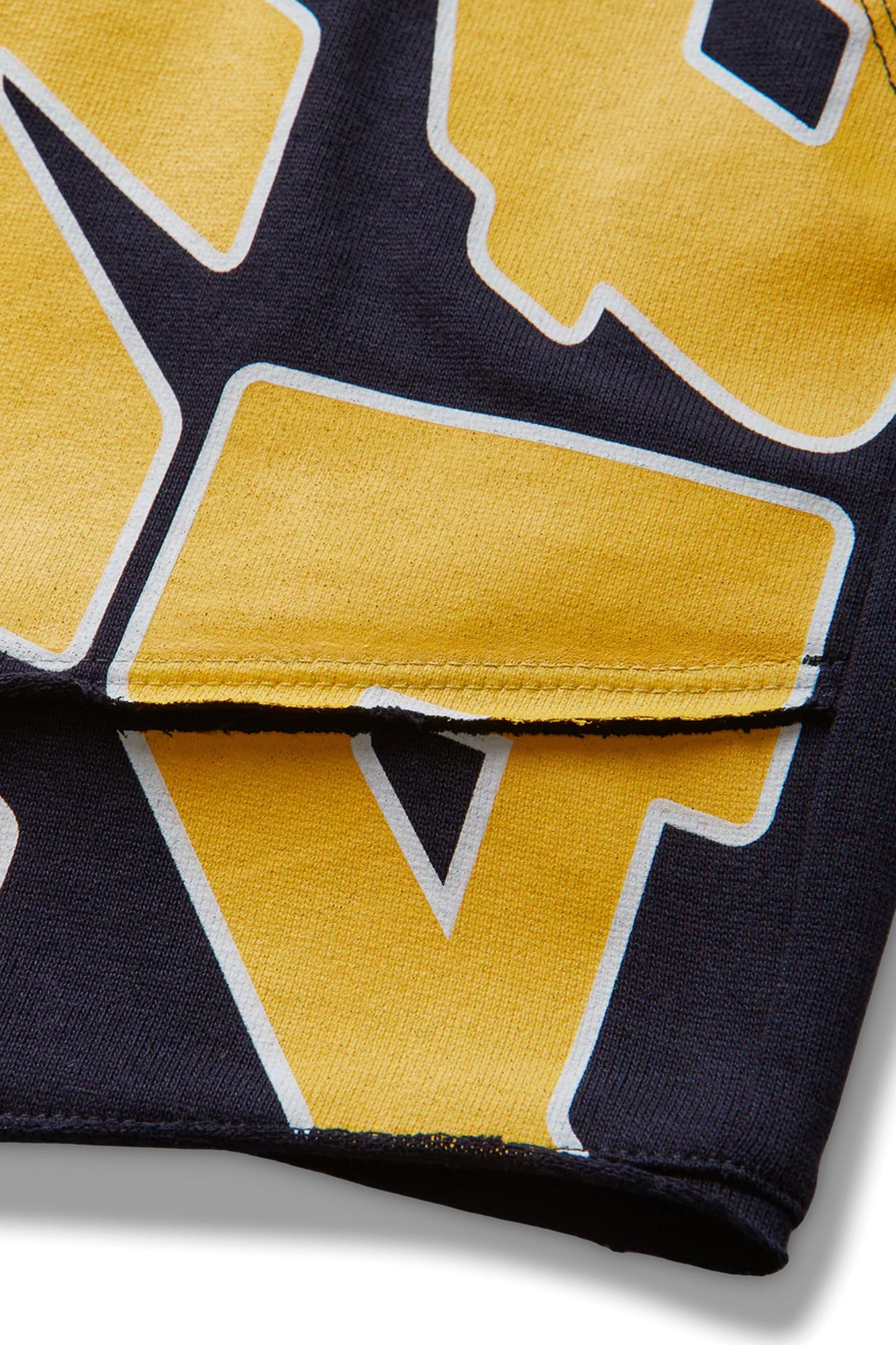 Mental Athletic Overlogo Utility Sweat Shorts - Baritone Blue / Yellow