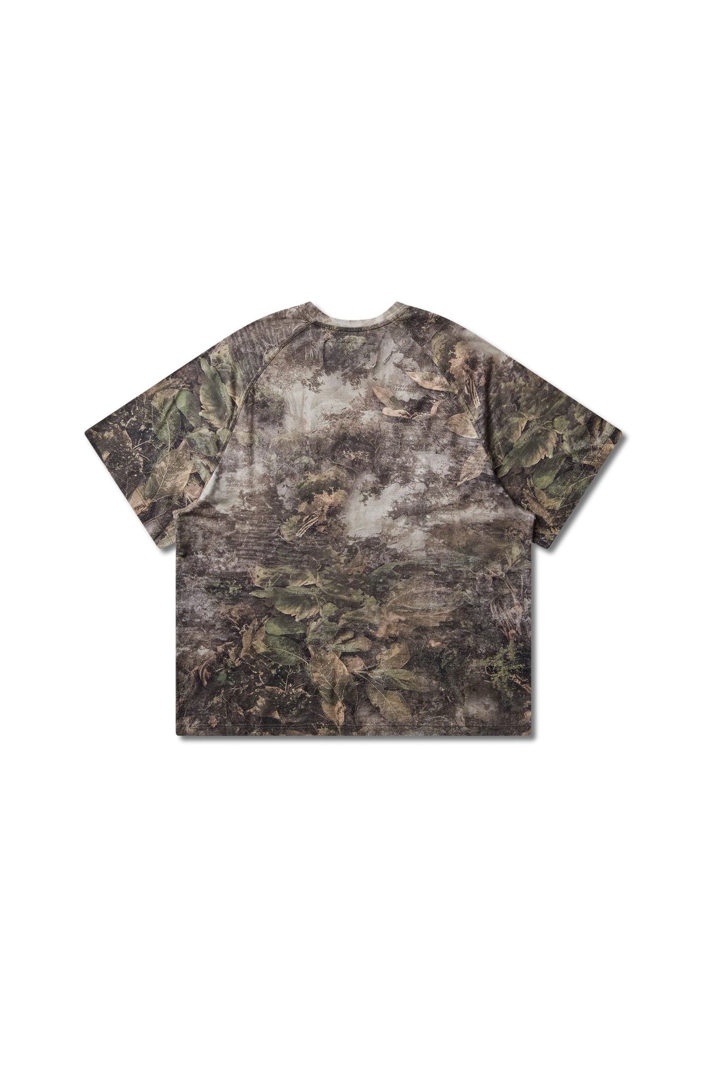 Mental Athletic Overlogo Raglan T-Shirt - Forest Camo