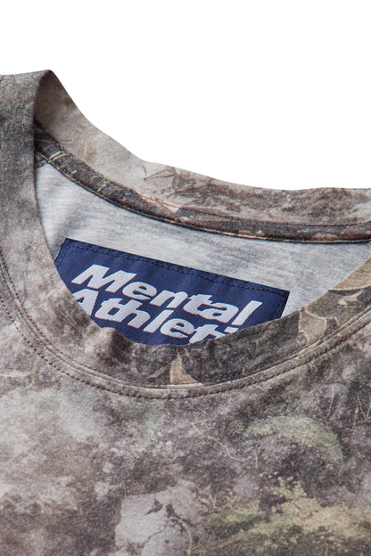 Mental Athletic Overlogo Raglan T-Shirt - Forest Camo