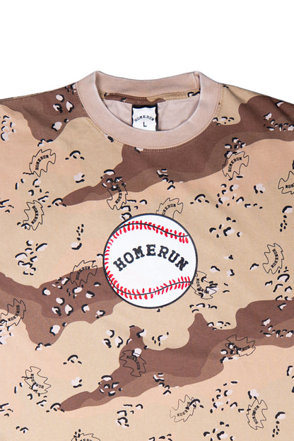 Reversible Two Sided Baseball T - Desert Camo and Black