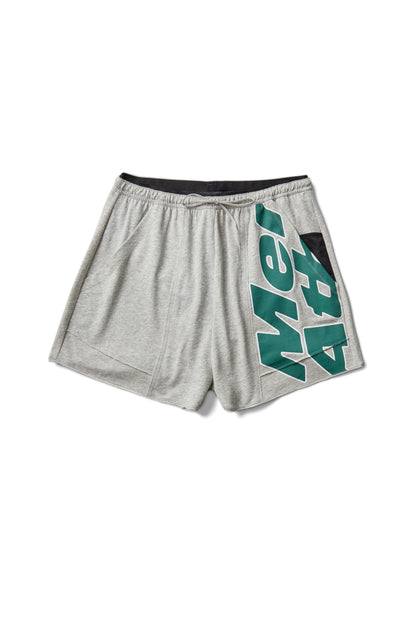 Mental Athletic Overlogo Utility Sweat Shorts - Ash Grey