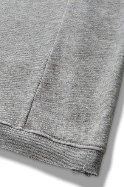Mental Athletic Overlogo Sleeveless Utility Hoodie - Ash Grey