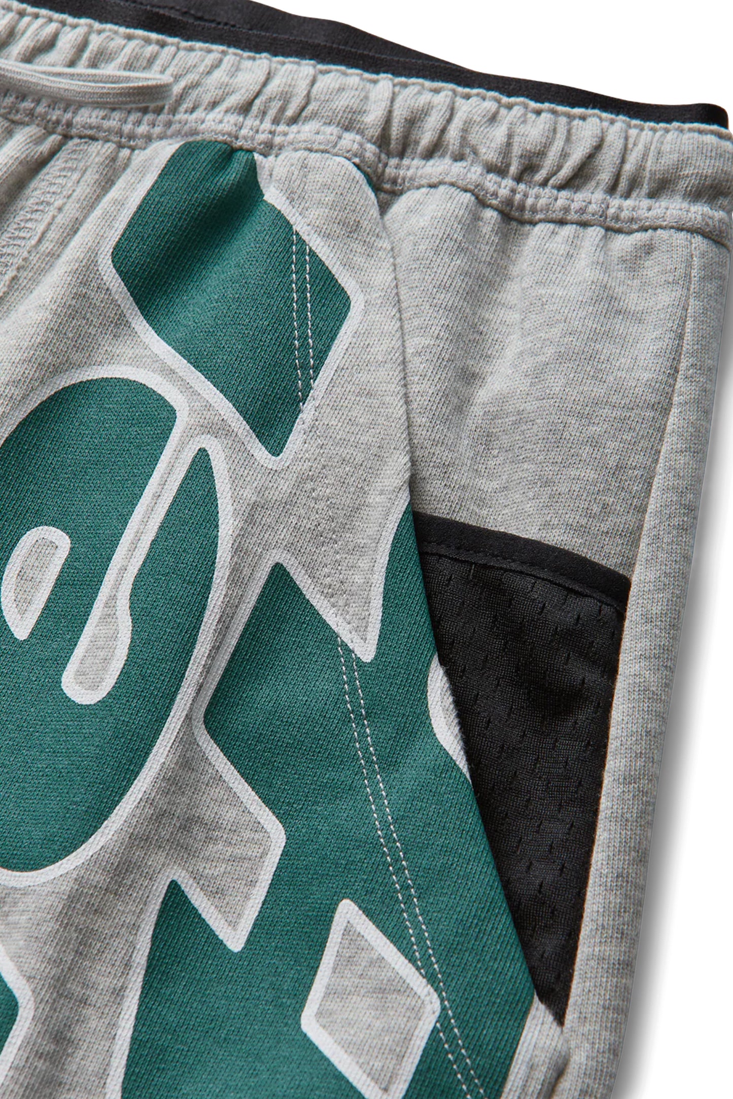 Mental Athletic Overlogo Utility Sweat Shorts - Ash Grey