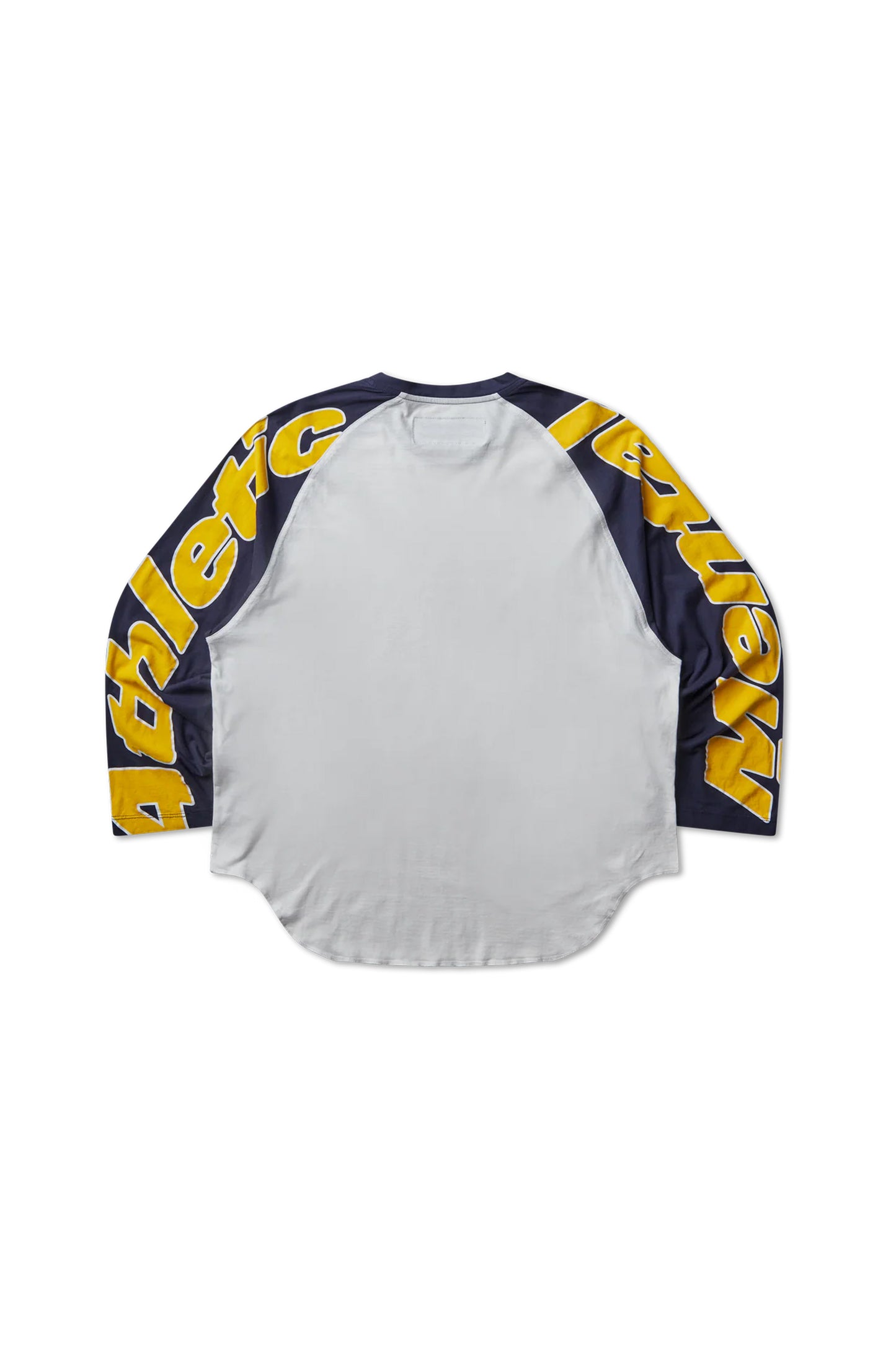Mental Athletic Overlogo 3/4 Raglan T-Shirt - White / Baritone Blue