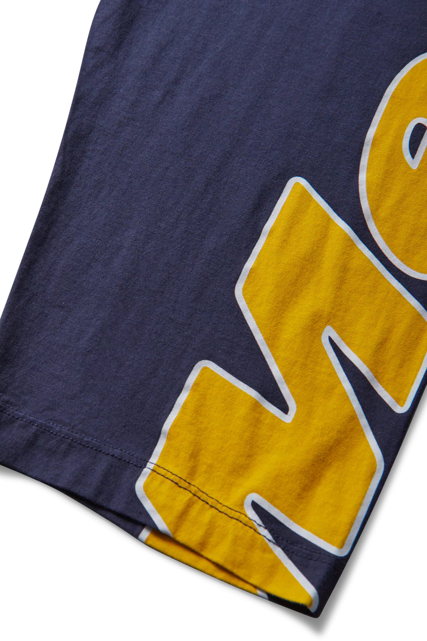 Mental Athletic Overlogo 3/4 Raglan T-Shirt - White / Baritone Blue
