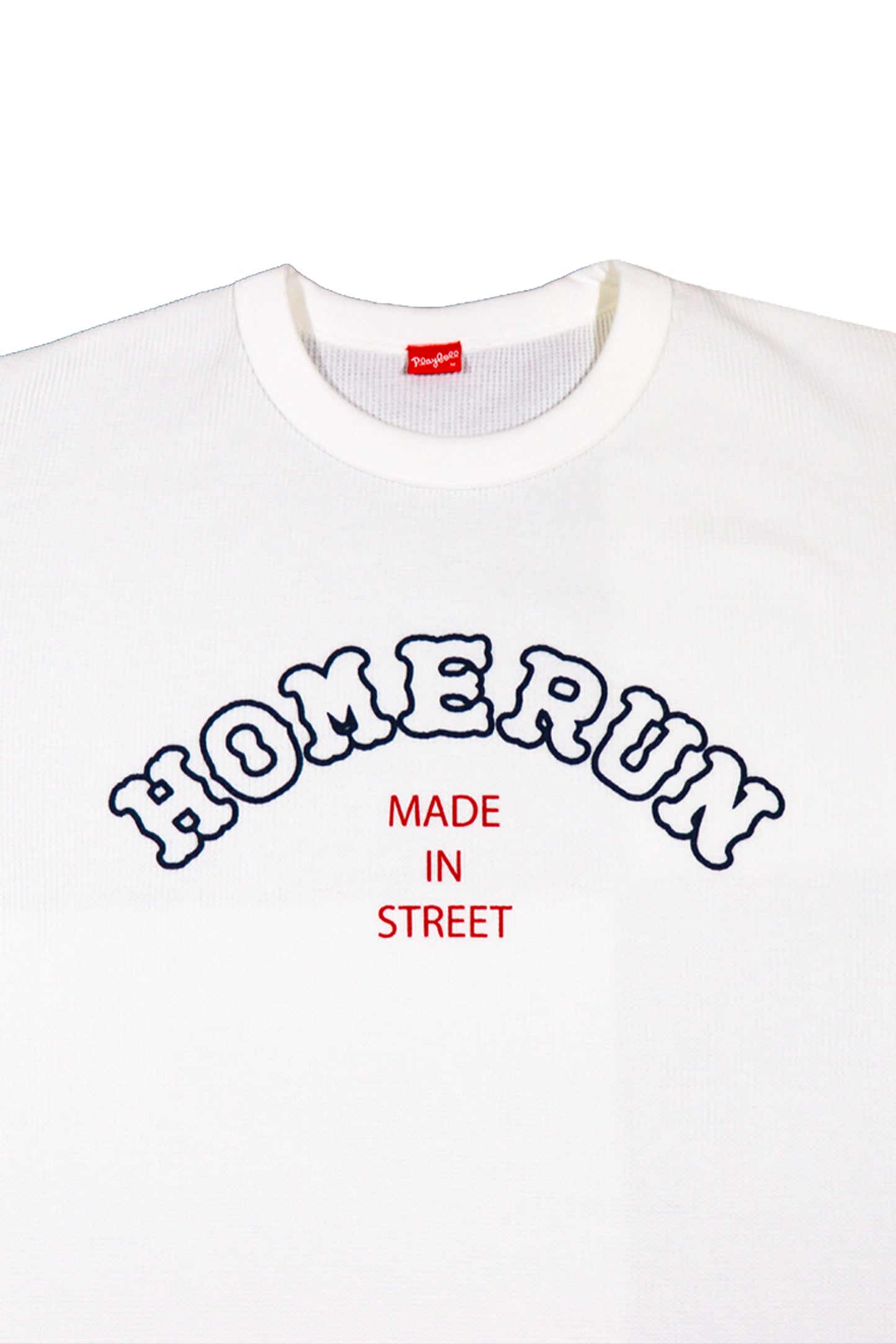 MADE IN STREET WAFFLE T - WHITE